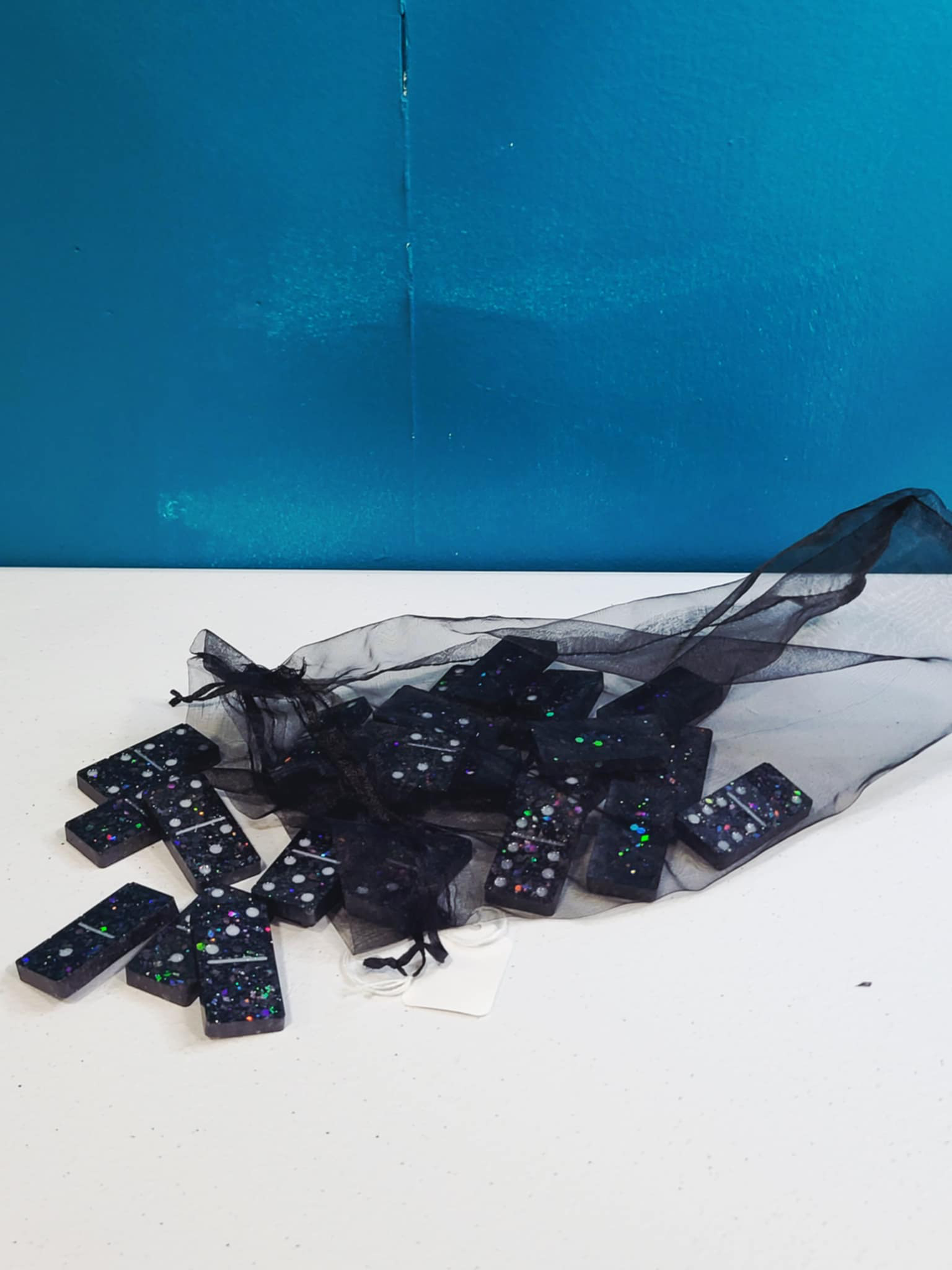 Galaxy Spark Resin Domino Set