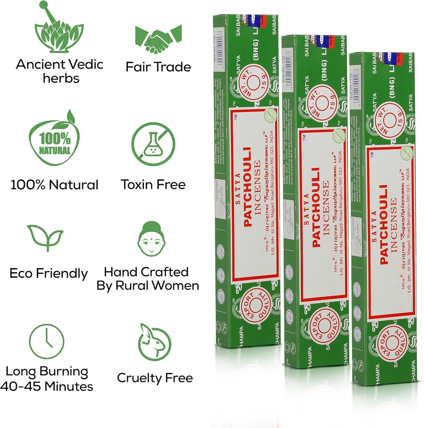 Satya Patchouli Incense Sticks