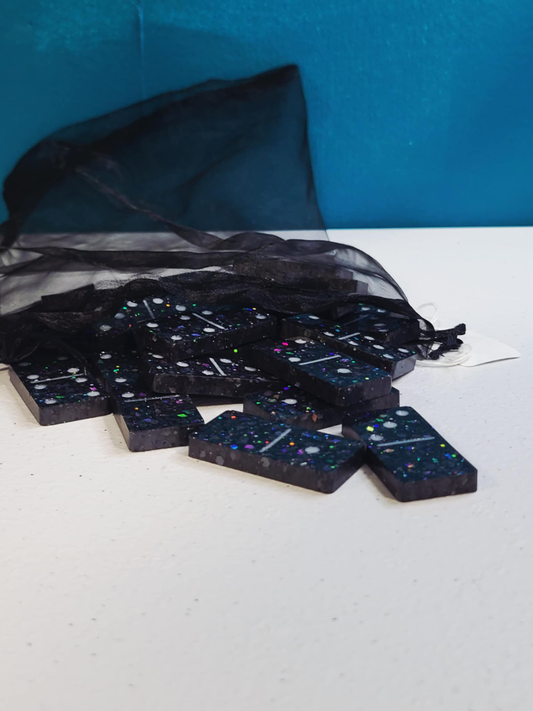 Galaxy Spark Resin Domino Set