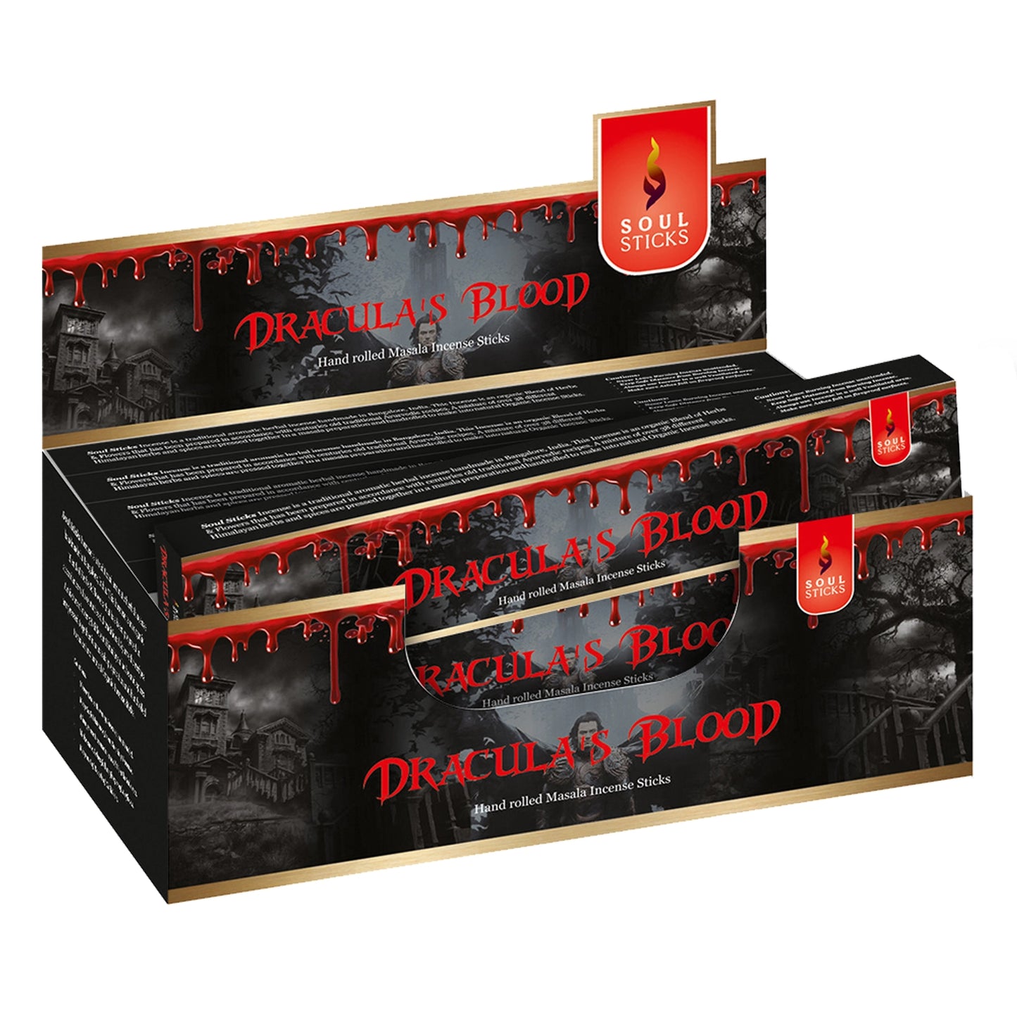 Soul Sticks - Dracula's Blood Masala Incense Sticks