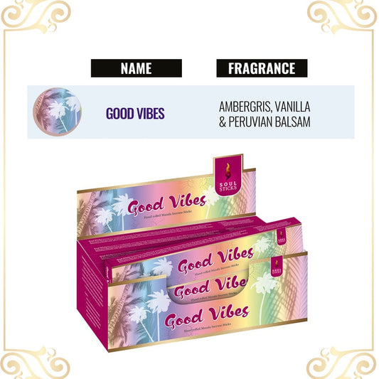 Soul Sticks - Good Vibes Masala Incense Sticks