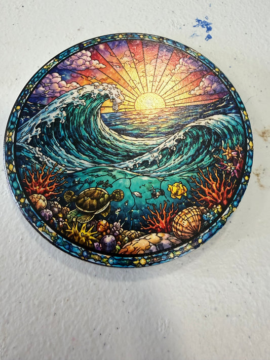 UV Printed Ceramic Coasters
