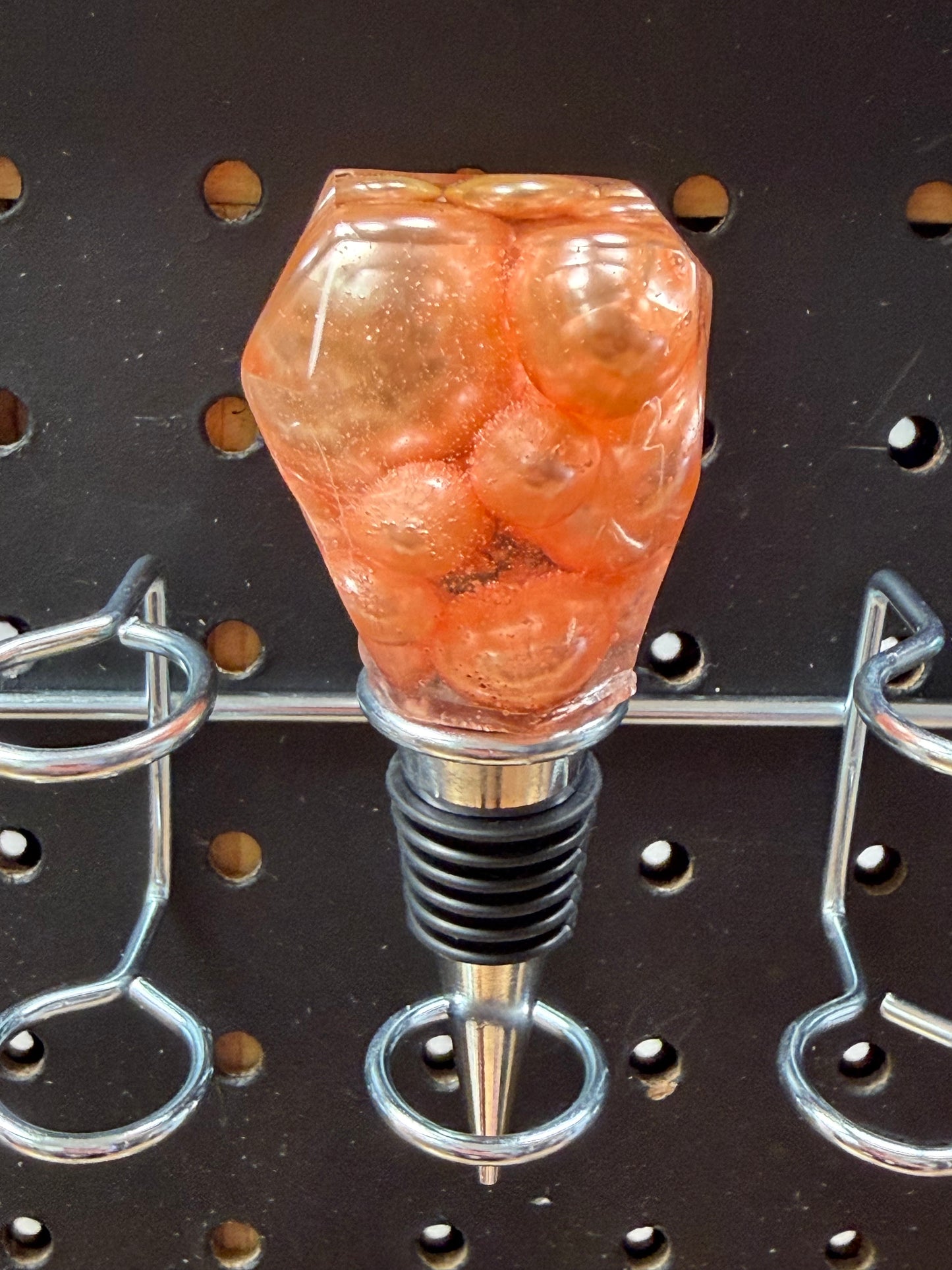 Hand-Poured Resin Wine Bottle Stopper