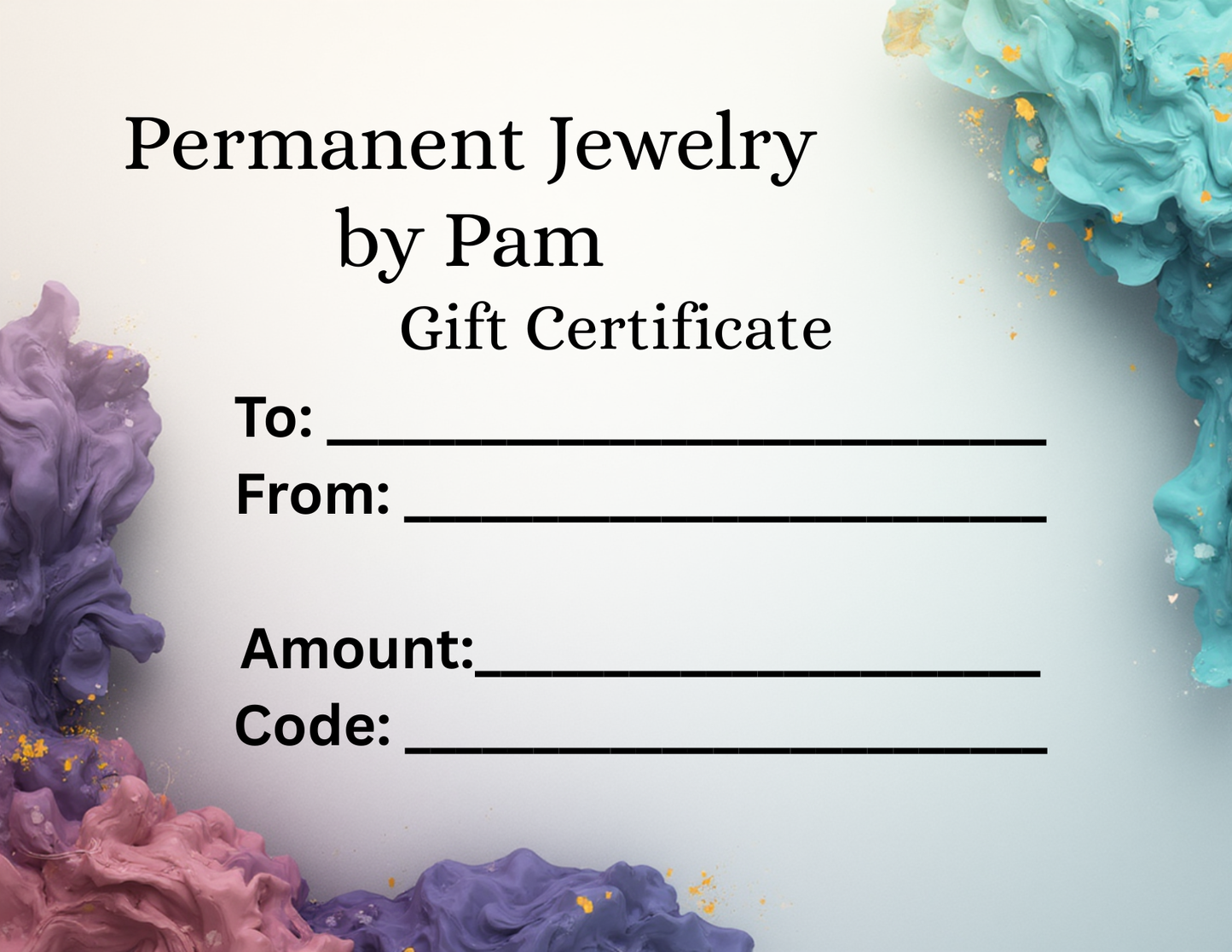 Permanent Jewelry by Pam Gift Card