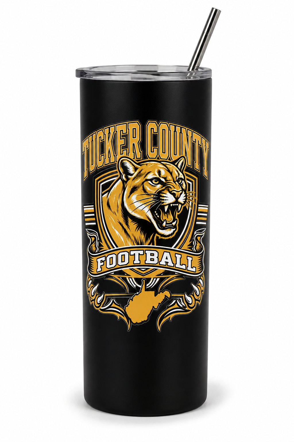 Tucker County Football Skinny Tumbler ā Fundraiser Edition š¤š