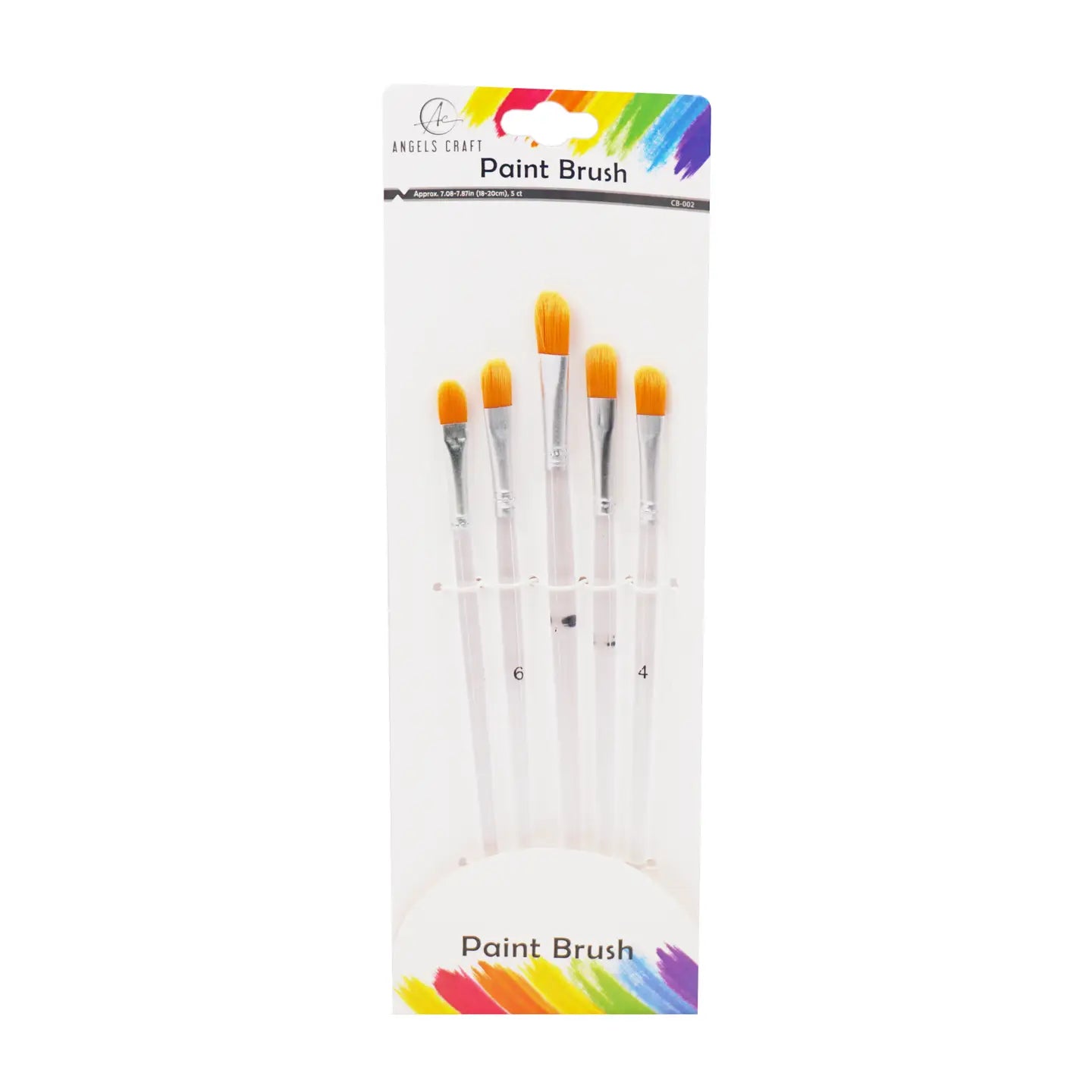 Paint Brush Set, 5-ct - Angel Craft