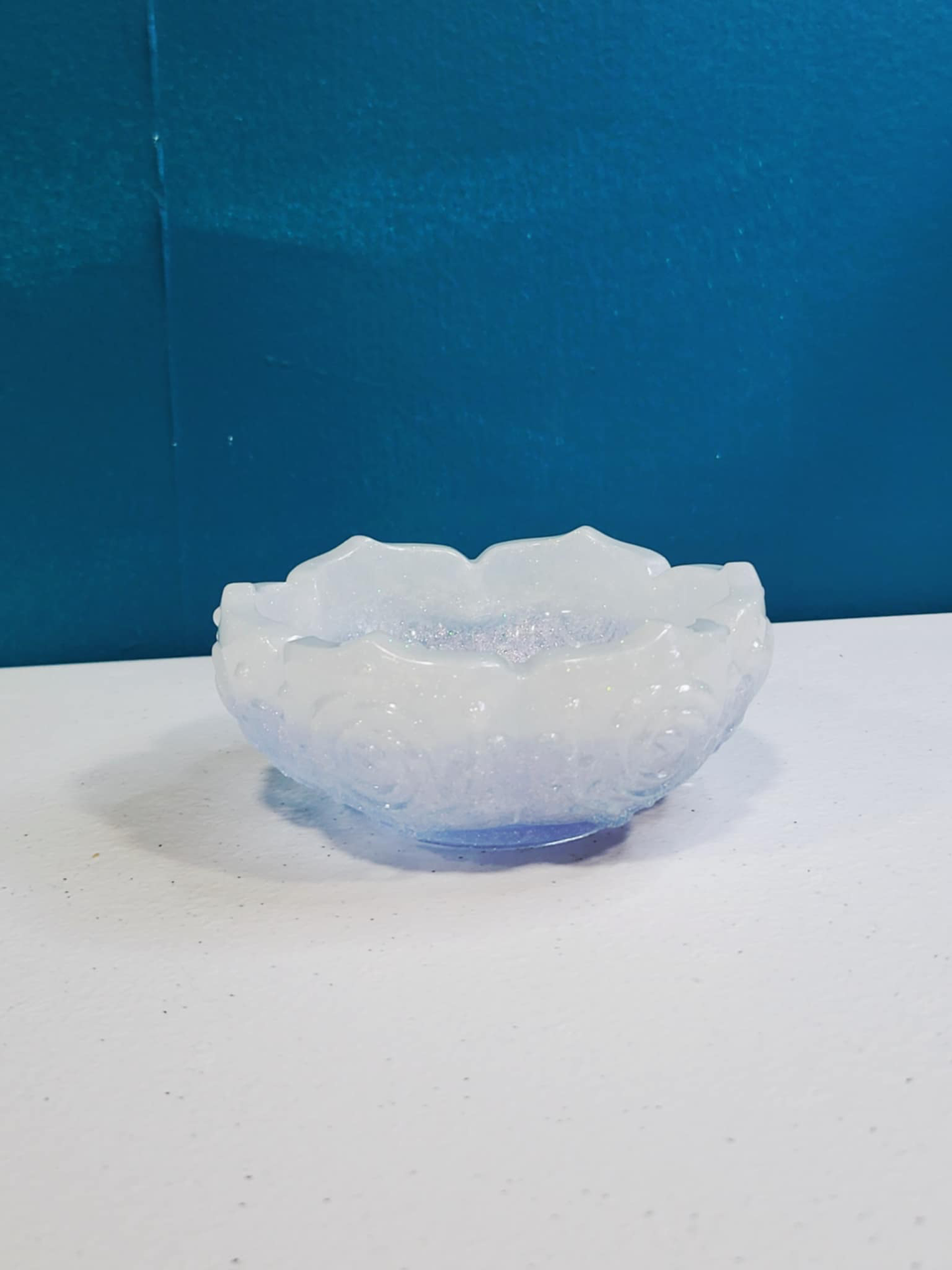 Opalite Mist Resin Dish