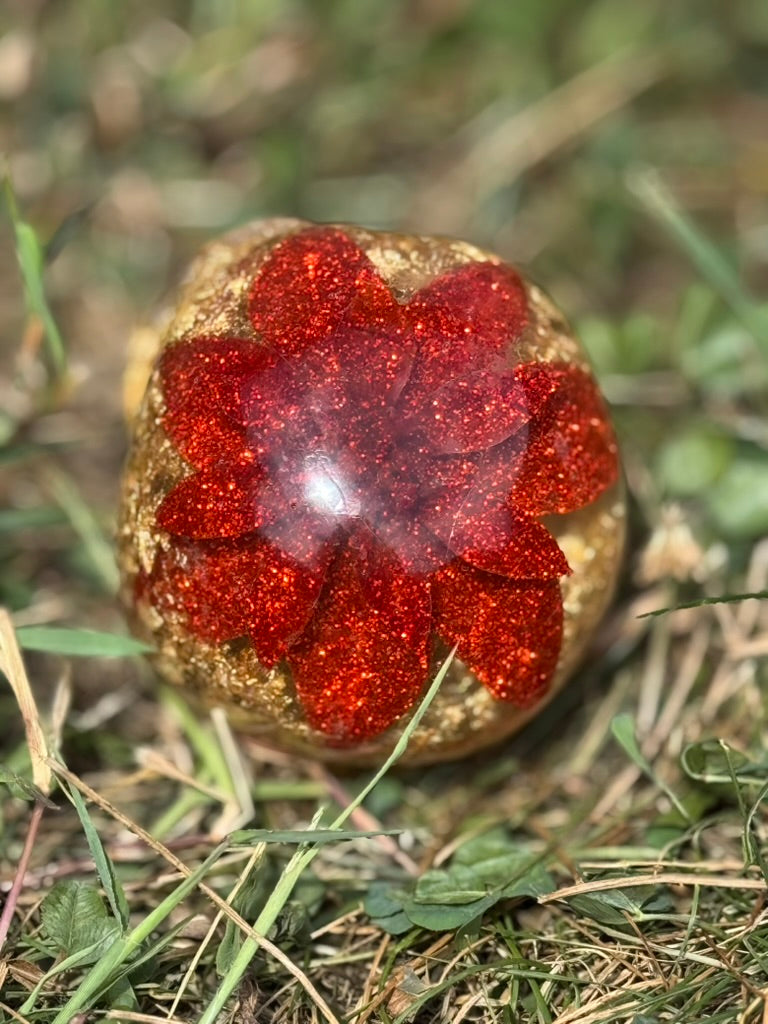 Wicked Bloom Resin Skulls