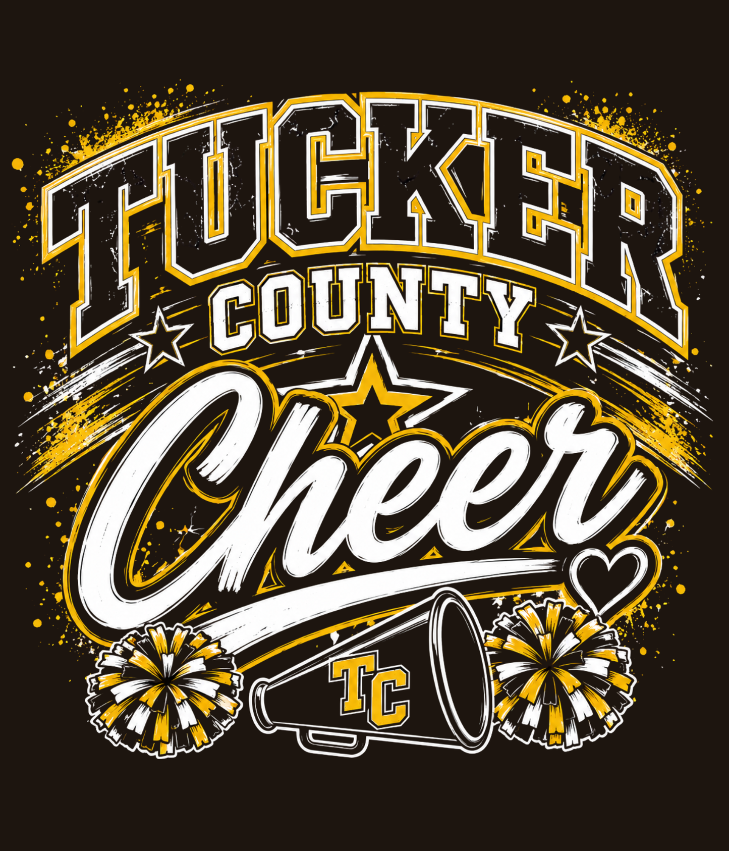 Tucker County Cheer Tee
