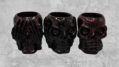 See No Evil, Hear No Evil, Speak No Evil – Spooky Home Decor