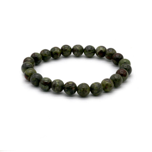Dragon Blood Jasper Bracelet – 8mm Stretch (Standard Fit)