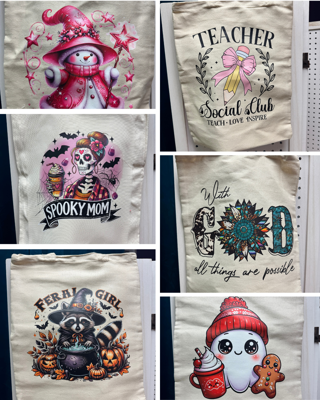 Classic Canvas Tote Bag – 14×16″ – Single-Sided Print