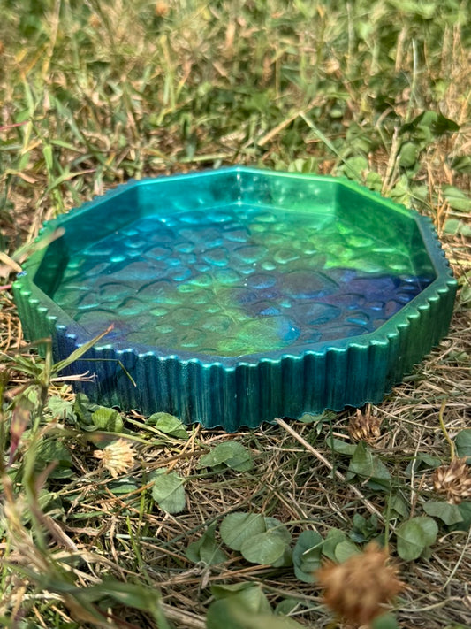 Deep Current Resin Display Tray