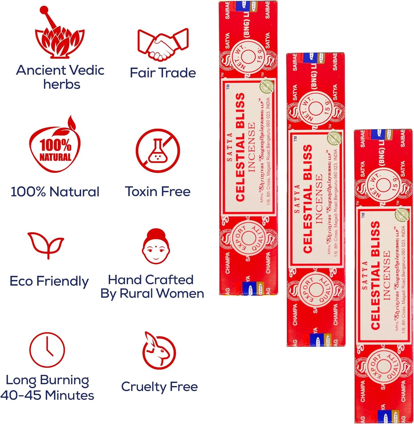 Satya Celestial Bliss Incense Sticks