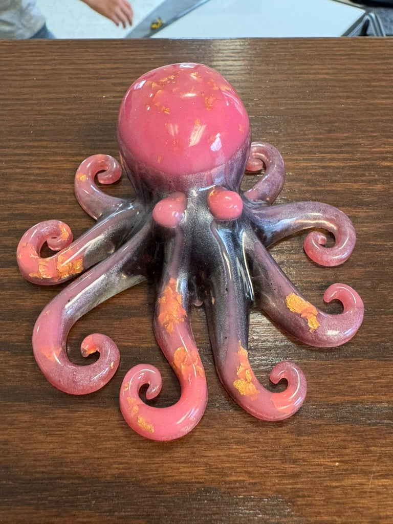 Handmade Resin Octopus Figurine – Unique Ocean-Inspired Decor