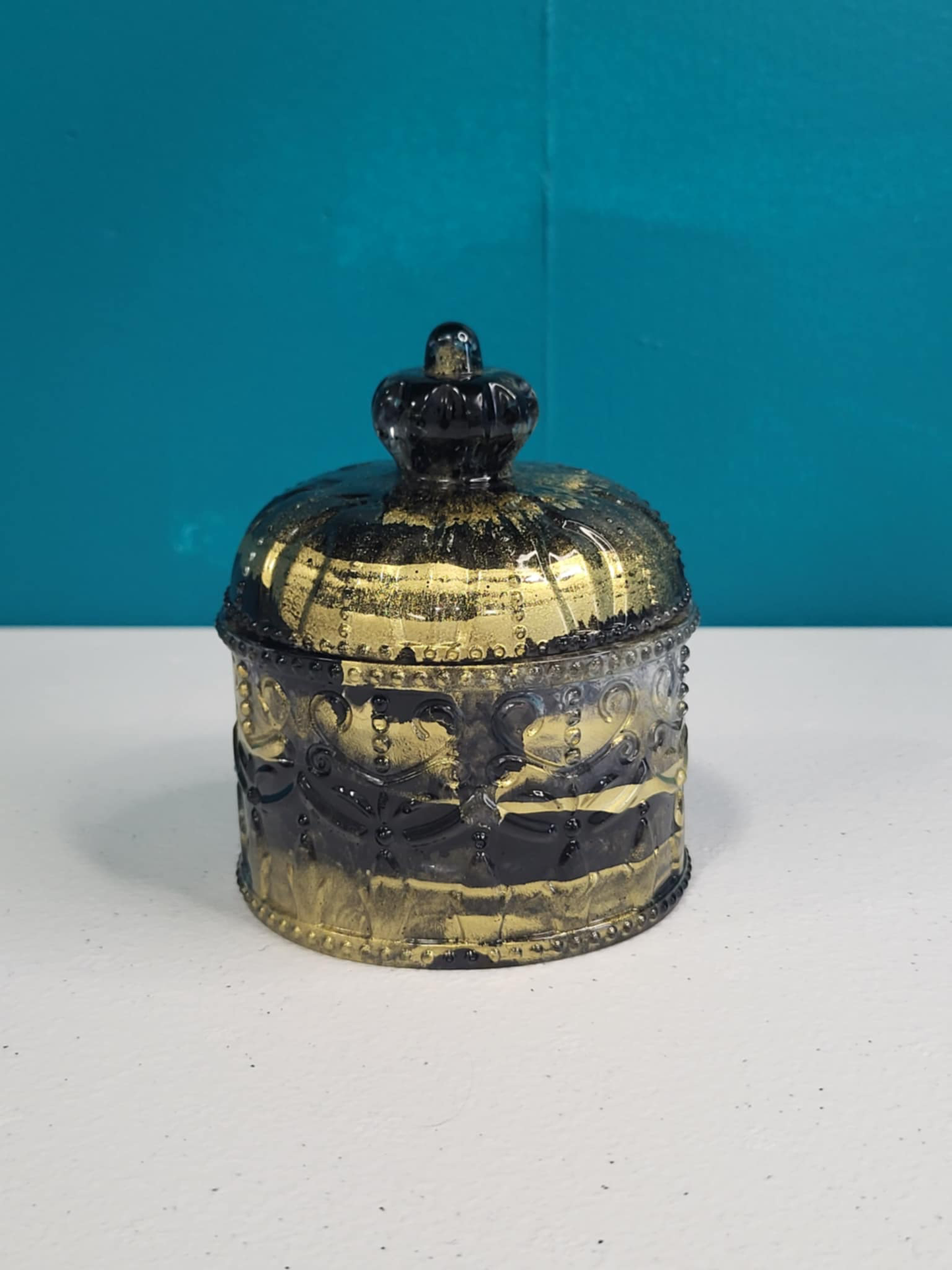 Gilded Gothic Trinket Jar 🖤✨