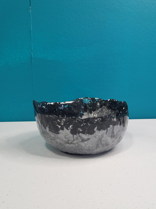 Midnight Storm Resin Bowl