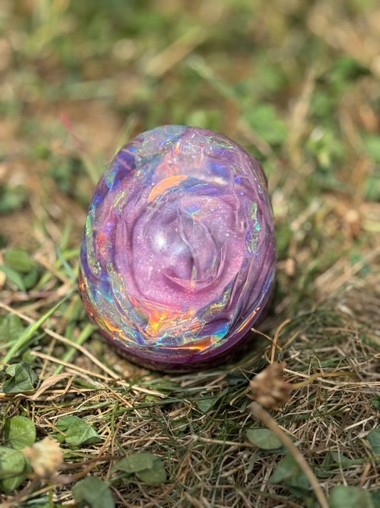 Wicked Bloom Resin Skulls