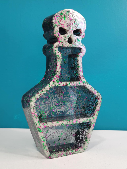 Skull Potion Bottle Shelf 🖤✨