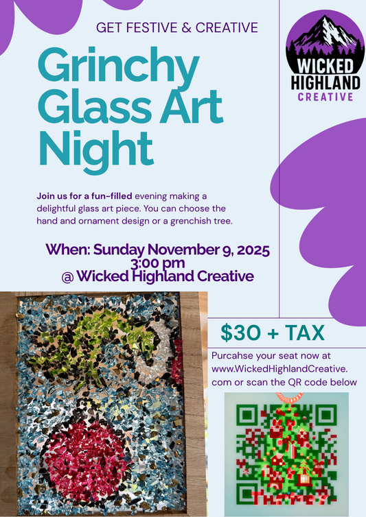🎄 Grinchy Glass Art Night – A Fragment Effects Experience!
