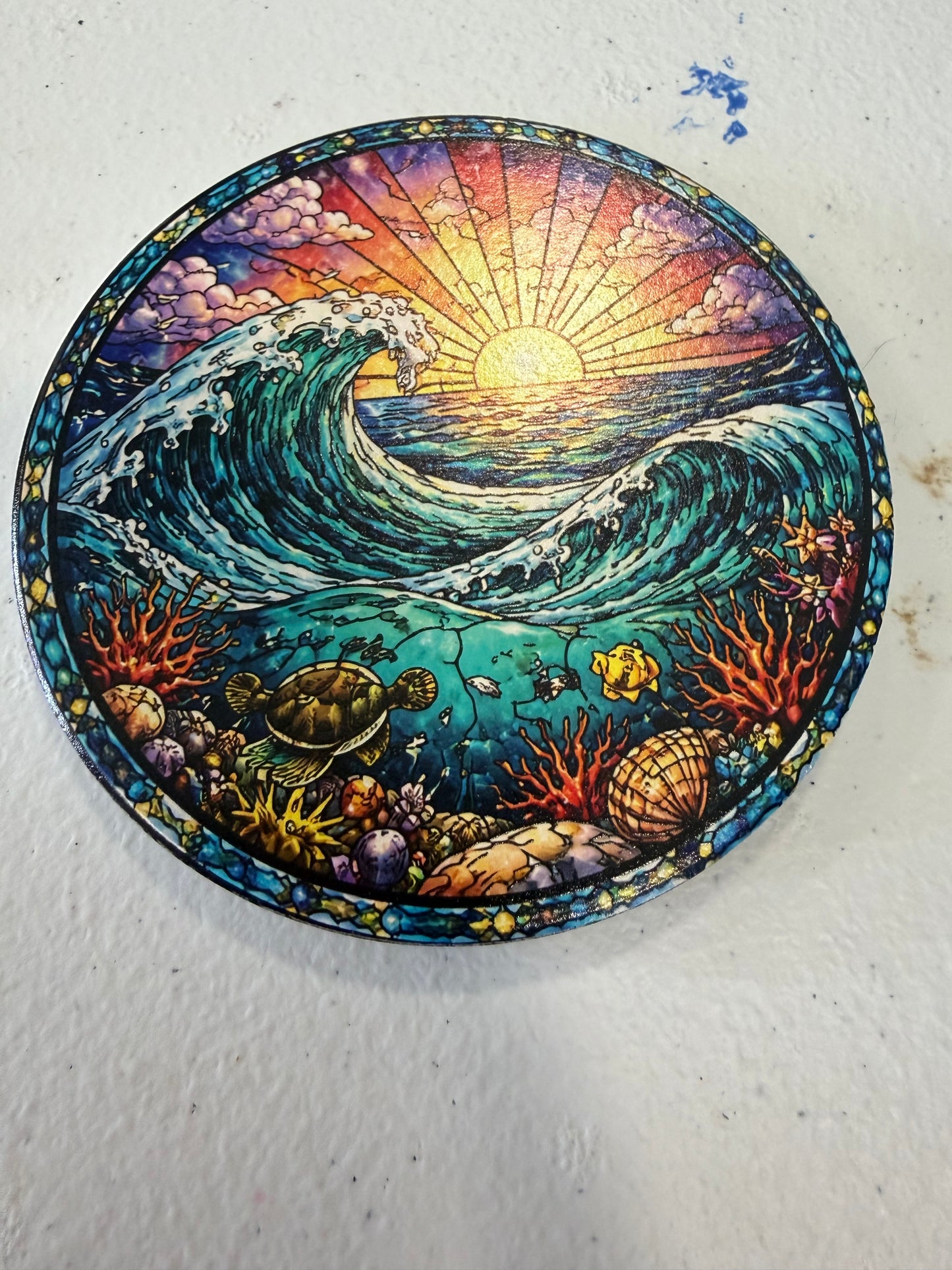 UV Printed Ceramic Coasters
