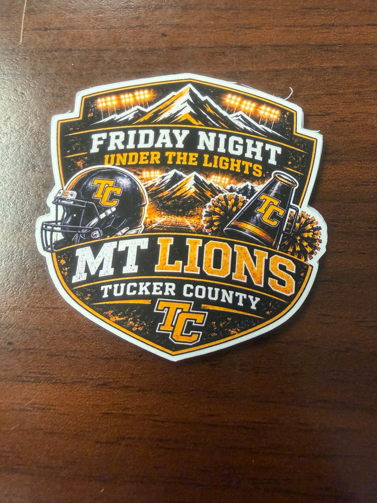 MT Lions Sticker Set — Tucker County Pride