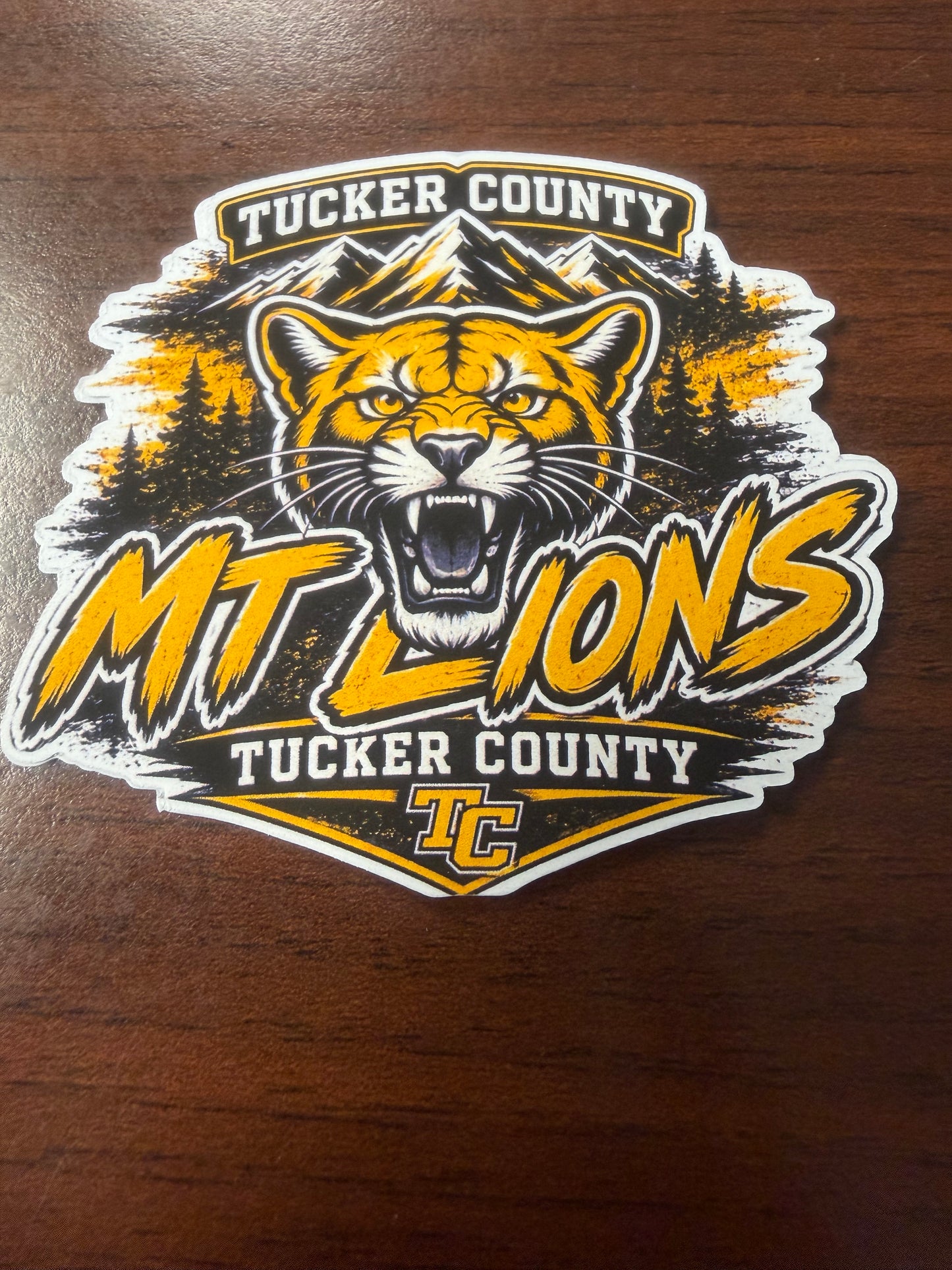 MT Lions Sticker Set — Tucker County Pride
