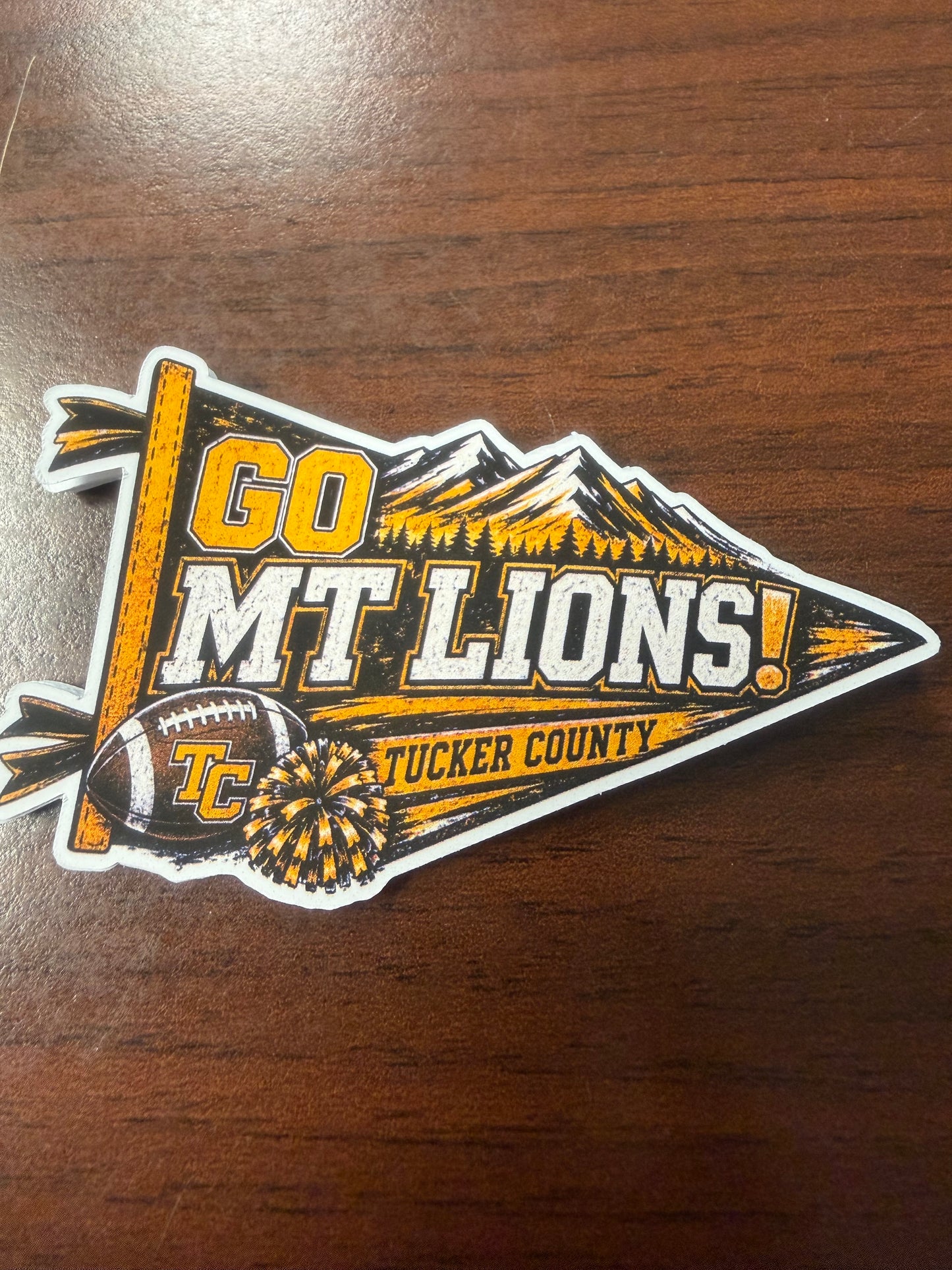 MT Lions Sticker Set — Tucker County Pride