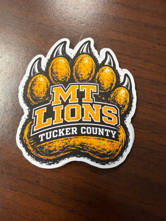 MT Lions Sticker Set — Tucker County Pride