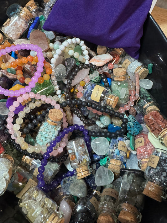 October Mystery Crystal Scoop Bag