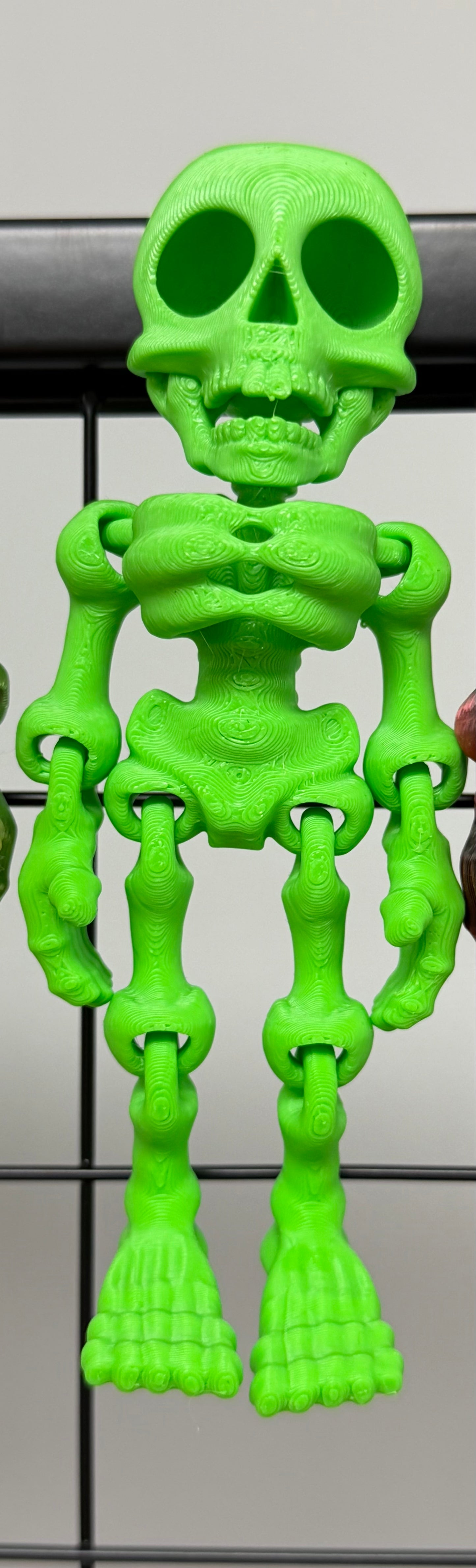 Articulated Skeleton Magnet (4") — 3D Printed