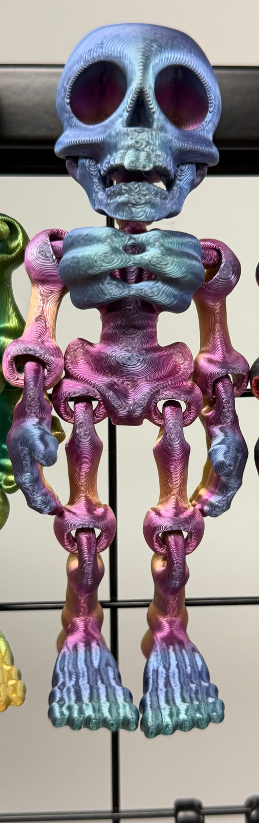 Articulated Skeleton Magnet (4") — 3D Printed