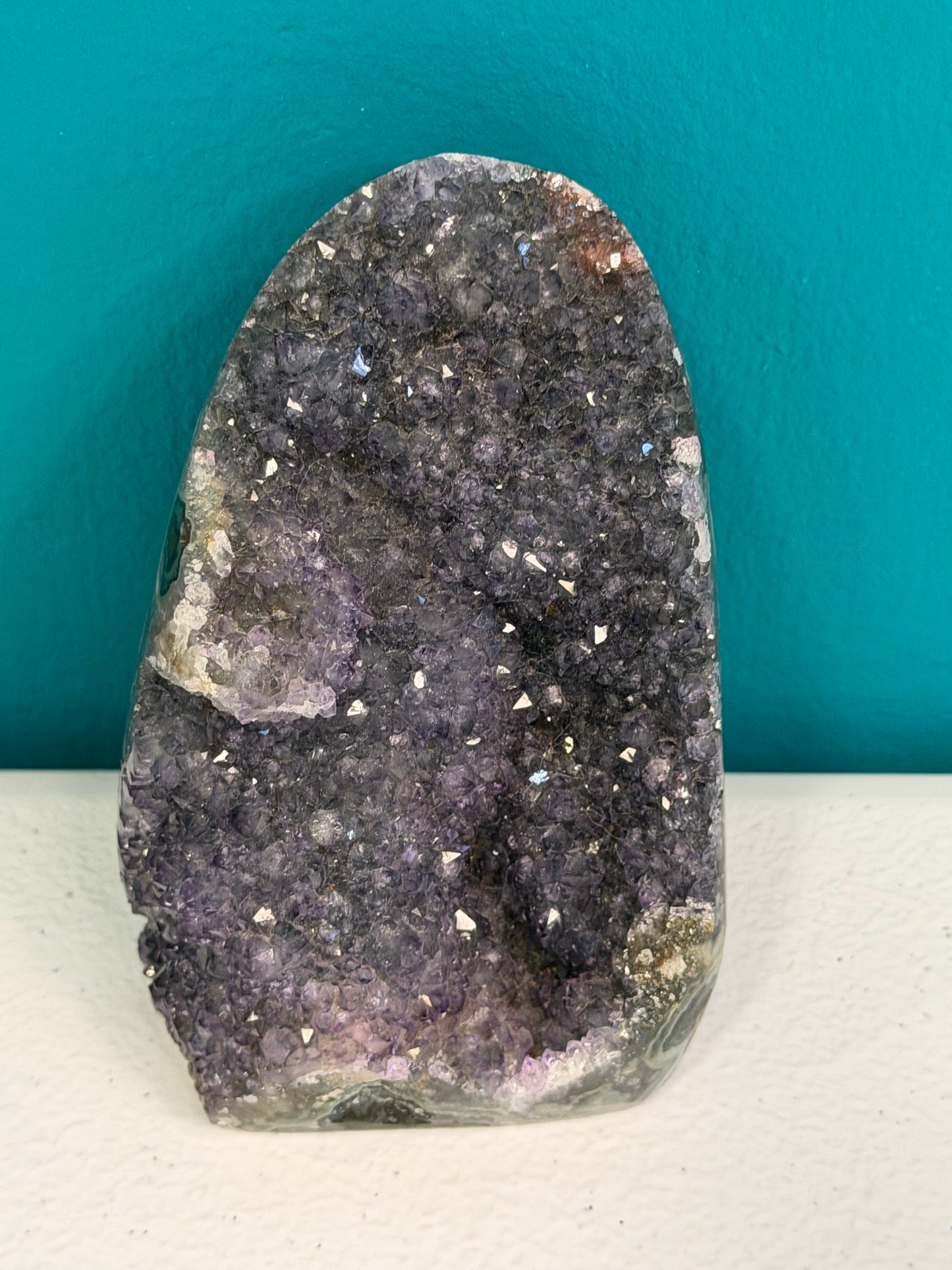 Standing Amethyst Cluster Geode