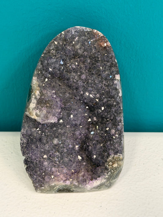 Standing Amethyst Cluster Geode