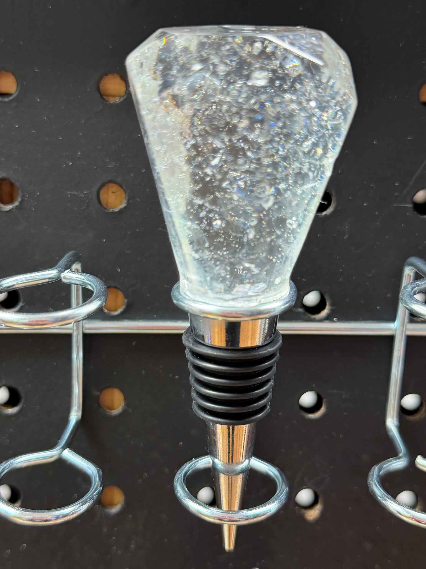 Hand-Poured Resin Wine Bottle Stopper