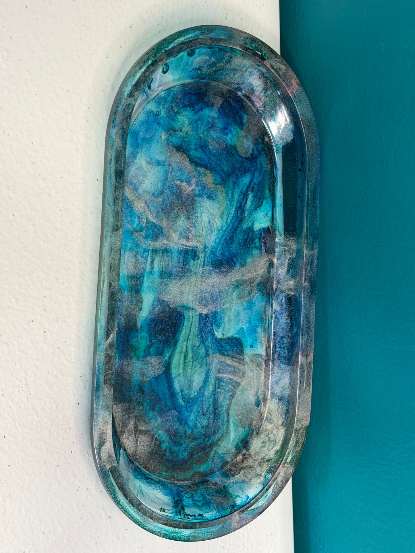 Ocean Veil Resin Trinket Tray