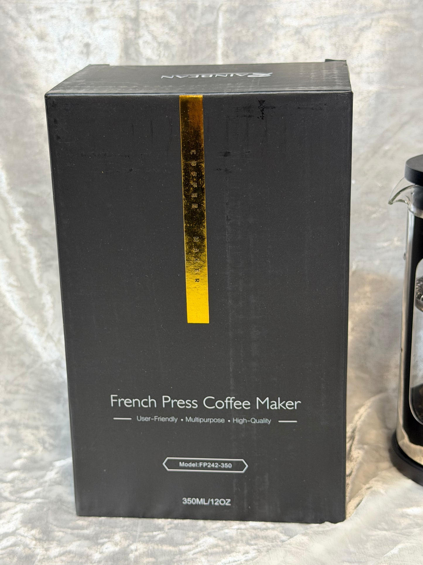 ABRICA 12 oz Mini French Press Coffee &amp; Tea Maker