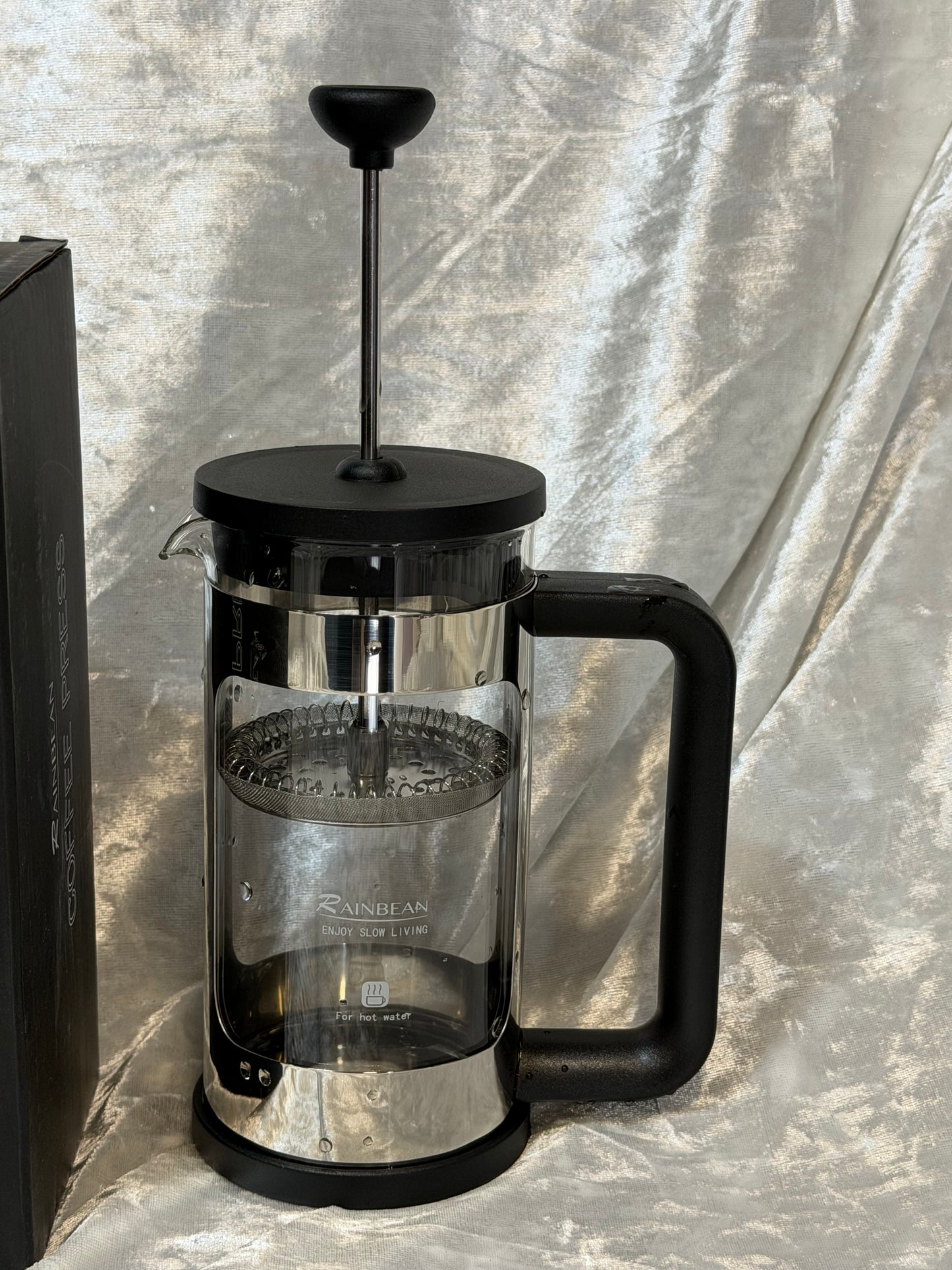 ABRICA 12 oz Mini French Press Coffee &amp; Tea Maker