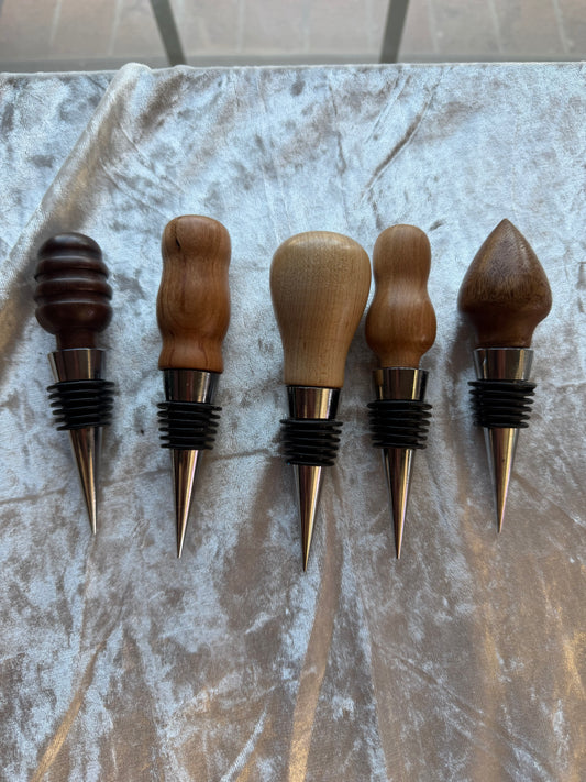 Handcrafted Wooden Bottle Stoppers – Made in Elkins, WV