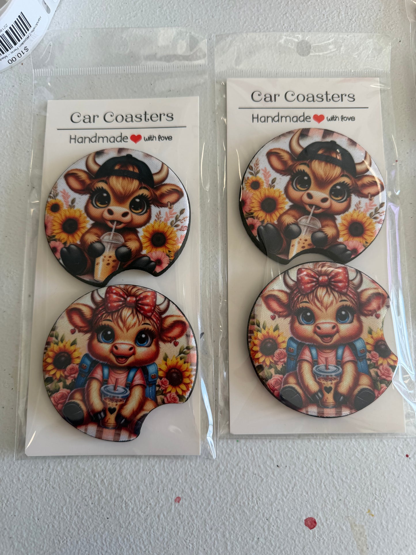 Car Coasters – Handmade with Attitude 🚗✨