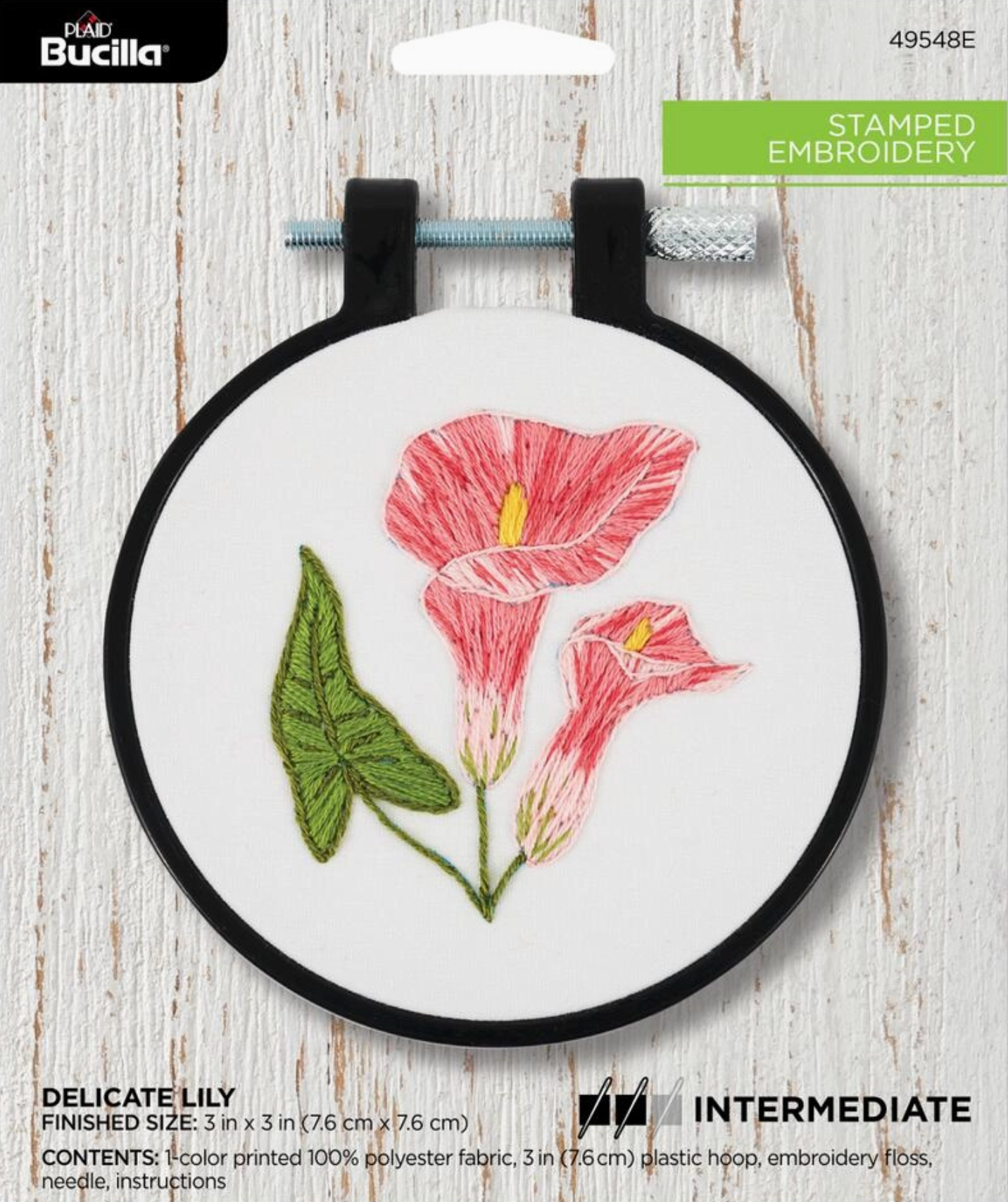 Bucilla Stamped Embroidery Kit — Choose Your Design