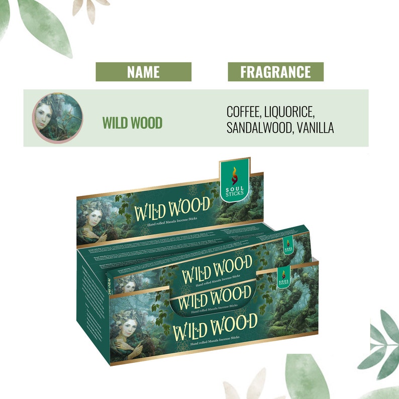 Soul Sticks - Wild Wood Masala Incense Sticks
