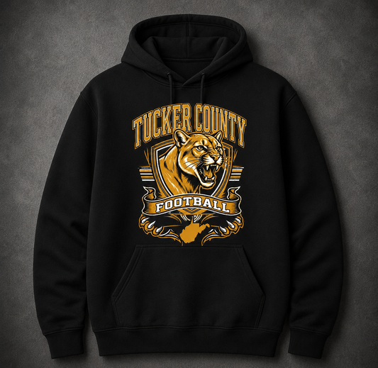 Tucker County Mt Lions Football Hoodie