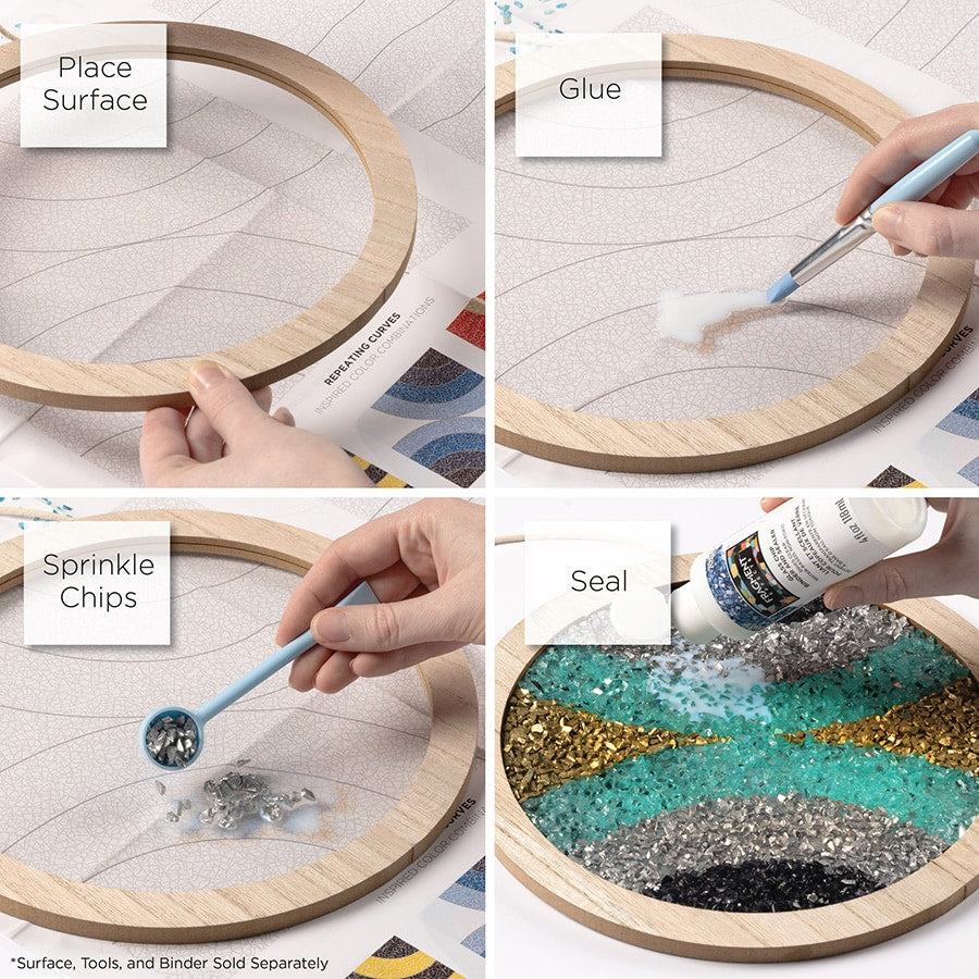 Fragment Effects Framed Circle Surface