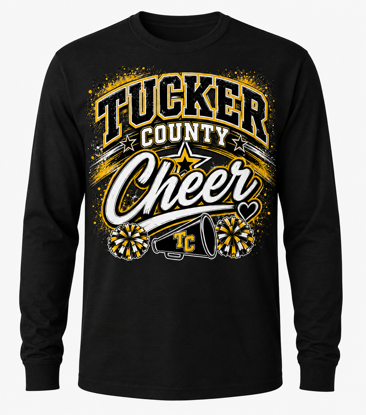 Tucker County Cheer Long Sleeve Tee
