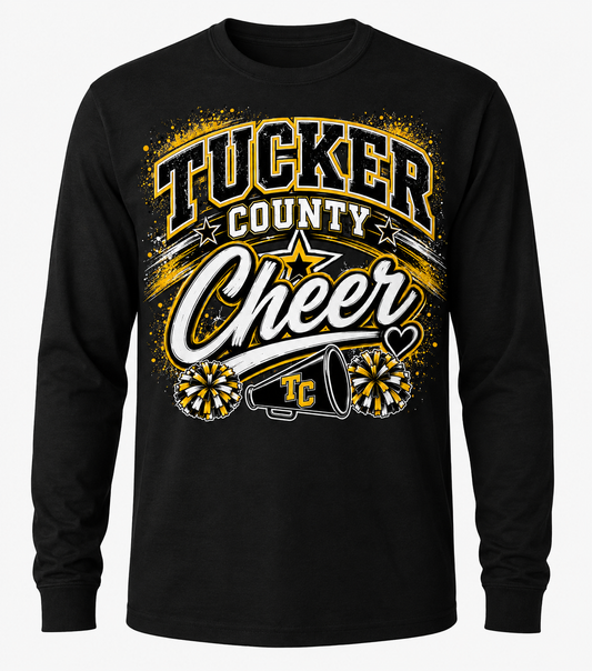 Tucker County Cheer Long Sleeve Tee